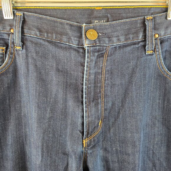 Citizens Of Humanity Jeans Mens 39x27 Blue Denim Dark Wash Sid Straight USA Made - Picture 3 of 12